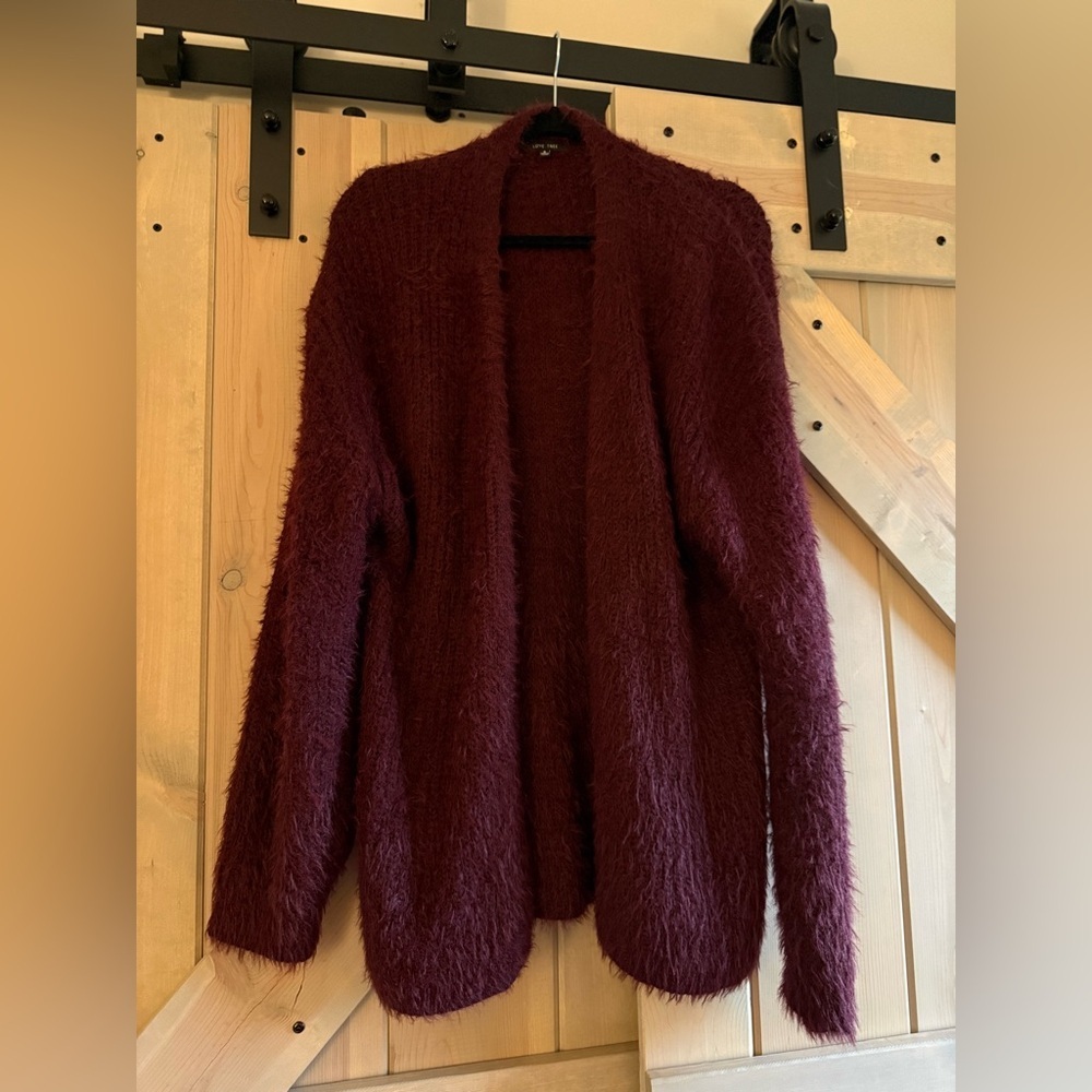 NWOT Love Tree Eyelash Cardigan - Picture 4 of 7